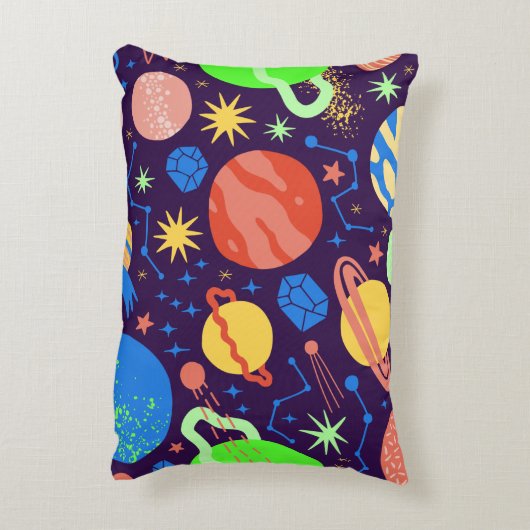 Fall Planet und Raumfahrt Dekokissen (Rückseite(Vertikal))