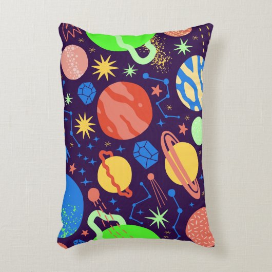 Fall Planet und Raumfahrt Dekokissen (Vorderseite(Vertikal))