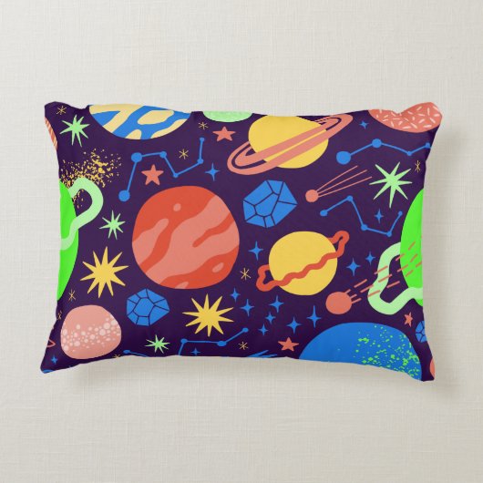 Fall Planet und Raumfahrt Dekokissen (Rückseite)