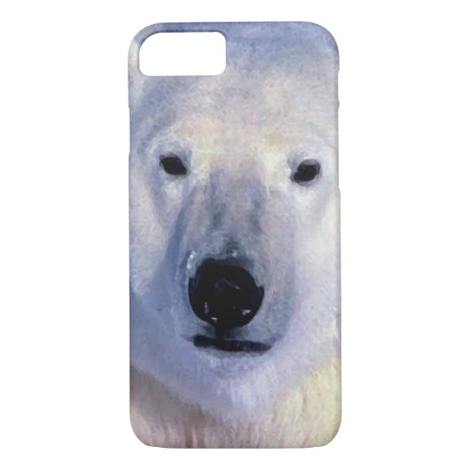 Fall "Polar Bear iPhone 7" Case-Mate iPhone Hülle (Rückseite)
