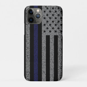 Fall "Police Thin Blue Line Flag Case-Mate iPhone" Case-Mate iPhone Hülle