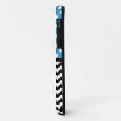 Fall Polka Dot Blue & Zickzack iPhone 5 Case-Mate iPhone Hülle (Hinten/Links)