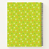 Fall Polka Dot Spiral Notebook Notizblock (Rückseite)