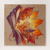 Fall-Pop-Up-Buchpuzzle Puzzle (Horizontal)