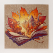 Fall-Pop-Up-Buchpuzzle Puzzle (Vertikal)