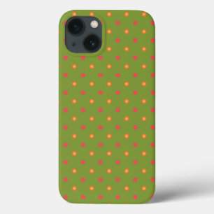 Fall Poppy Colors Polka Dots iPad Case-Mate iPhone Hülle