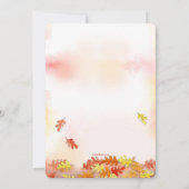 Fall Porcupine Einladung (Rückseite)