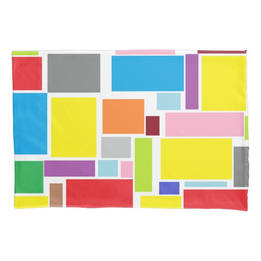 Fall Positive Vibes Blocks Pillow Kissenbezug (Vorderseite)