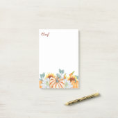 Fall Post-it Klebezettel (Auf Schreibtisch)