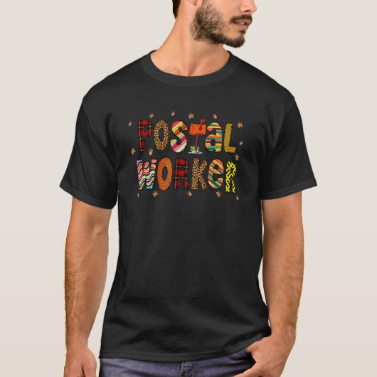 Fall Postal Worker Mail Worker Fall Postal Worker T-Shirt (Vorderseite)