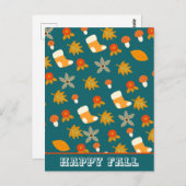 Fall Postkarte (Vorne/Hinten)