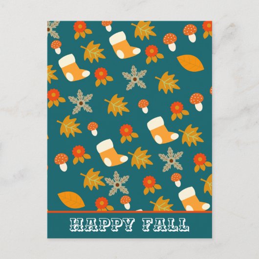 Fall Postkarte (Vorderseite)