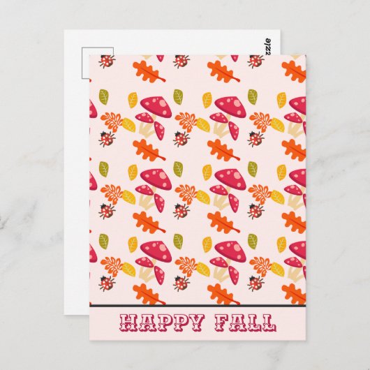 Fall Postkarte (Vorne/Hinten)