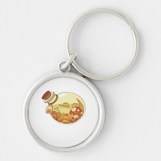 Fall Potion With Froggies Classic Schlüsselanhänger (Vorne)