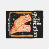 Fall Prevention Don't Fall Y'all Physical Therapy Fleecedecke (Vorderseite (Horizontal))