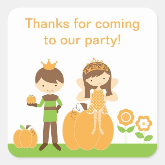 Fall Prince und Fairy Princess Stickers (Vorderseite)