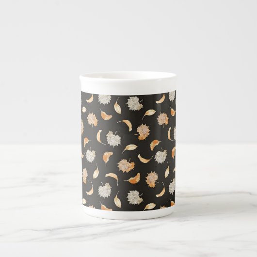 Fall Print Bone China Mug Porzellantasse (Vorderseite)
