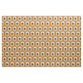 Fall Puli Hund (schwarz) Pumpkins Blätter Niedlich Stoff (Yard (91,4 cm))