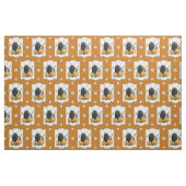 Fall Puli Hund (schwarz) Pumpkins Blätter Niedlich Stoff (Fat Quarter (45,7 x 55,9 cm))
