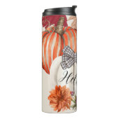 Fall Pumkin Floral Thermosbecher (Nach links gedreht)