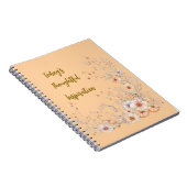 Fall Pumpkin and Floral Notebook Notizblock (Rechte Seite)