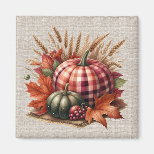Fall Pumpkin Artwork Magnet