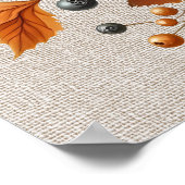 Fall Pumpkin Artwork Poster (Ecke)