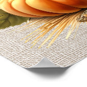 Fall Pumpkin Artwork Poster (Ecke)