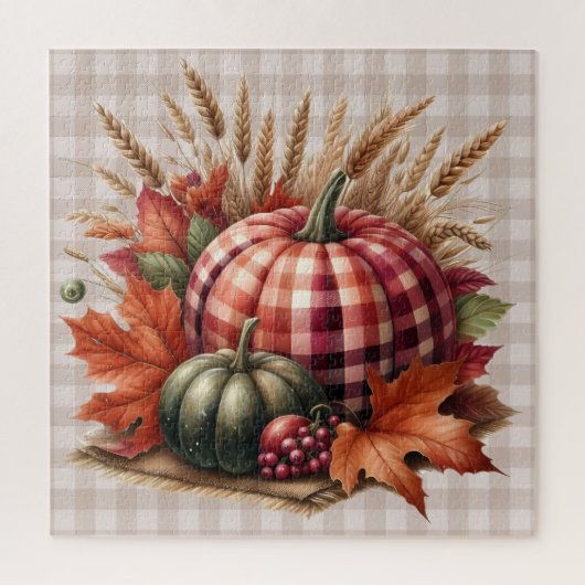 Fall Pumpkin Artwork Puzzle (Vertikal)