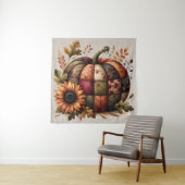 Fall Pumpkin Artwork Tapestry Wandteppich (Beispiel)