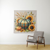 Fall Pumpkin Artwork Tapestry Wandteppich (Beispiel)