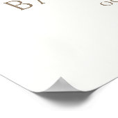 Fall Pumpkin Baby Clothes Baby Dusche Begrüßungsze Poster (Ecke)