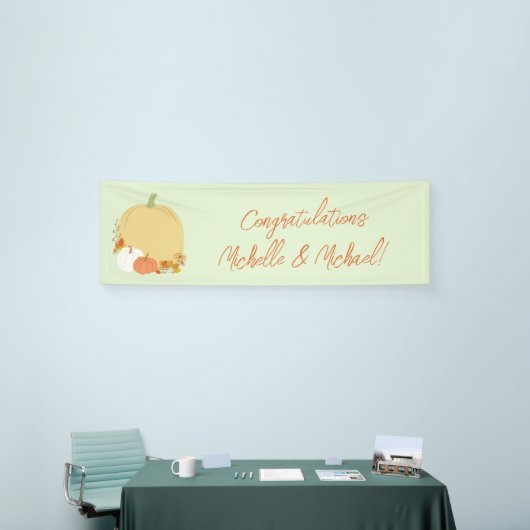 Fall Pumpkin Baby Dusche Banner (Messeveranstaltung)