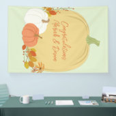 Fall Pumpkin Baby Dusche Banner (Messe)