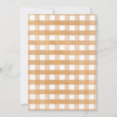 Fall Pumpkin Baby Dusche Einladung Editable Baby (Rückseite)