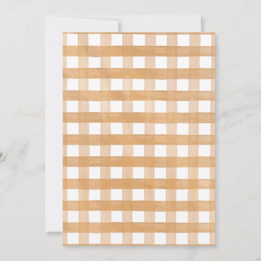 Fall Pumpkin Baby Dusche Einladung Editable Baby (Rückseite)