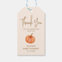 Fall Pumpkin Baby Dusche Gefallen