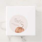 Fall Pumpkin Baby Dusche Geschenkanhänger (Beispiel)