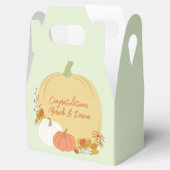 Fall Pumpkin Baby Dusche Geschenkschachtel (Geöffnet)