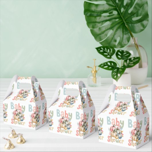 Fall Pumpkin Baby Dusche Geschenkschachtel (Zahlreiche)