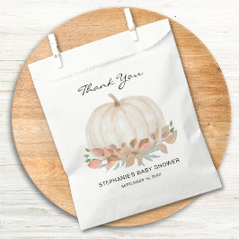 Fall Pumpkin Baby Dusche Geschenktütchen