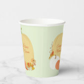 Fall Pumpkin Baby Dusche Pappbecher (Rechts)