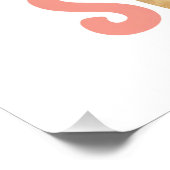 Fall Pumpkin Baby Dusche Poster (Ecke)