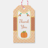 Fall Pumpkin Baby Duschgeschenk Tag Geschenkanhänger (Vorderseite)
