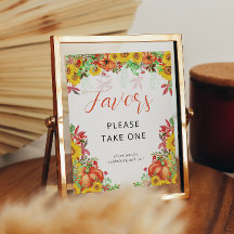 Fall Pumpkin Baby Duwer Favorit-Zeichen