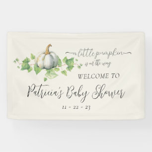 Fall Pumpkin Baby Duwer Party Dekor Signaturen Ban Banner