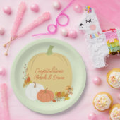 Fall Pumpkin Baby Shooting Paper Teller (Party)