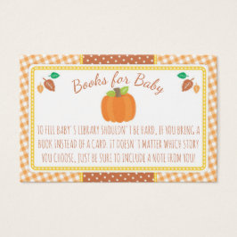 Fall Pumpkin Baby Showcard Buchungsanfrage