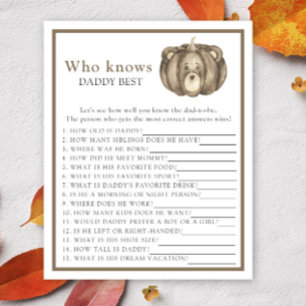 Fall Pumpkin Bear - Wer kennt Daddy best game