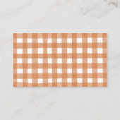 Fall Pumpkin Begleitkarte (Rückseite)